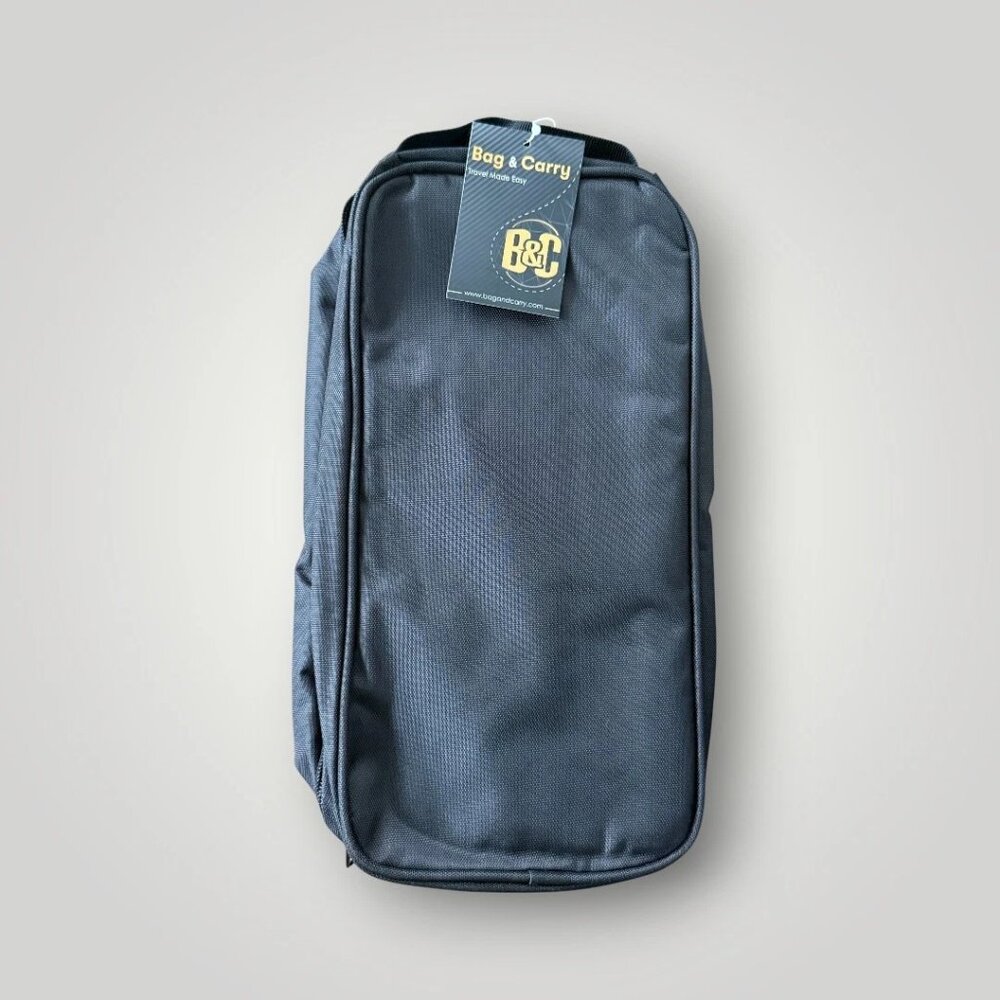 NWT - Bag & Carry (B&C) Travel Hanging Toiletry Bag - Black